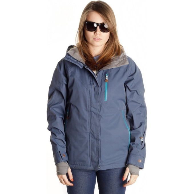 Куртка DAKINE 15К ж WOMENS ASHBY JACKET BLUE DENIM Размер L 8700502 (0610934739404)